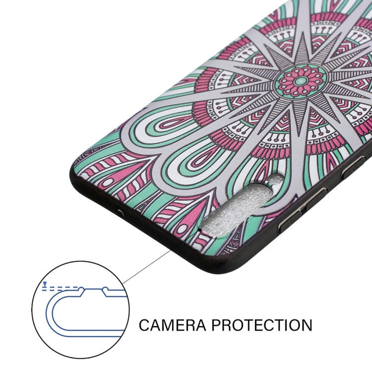 Embossed Painted Mandala Pattern TPU Case for Galaxy A70