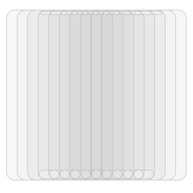 10 PCS 0.26mm 9H 2.5D Tempered Glass Film for Galaxy J7 Neo / J701
