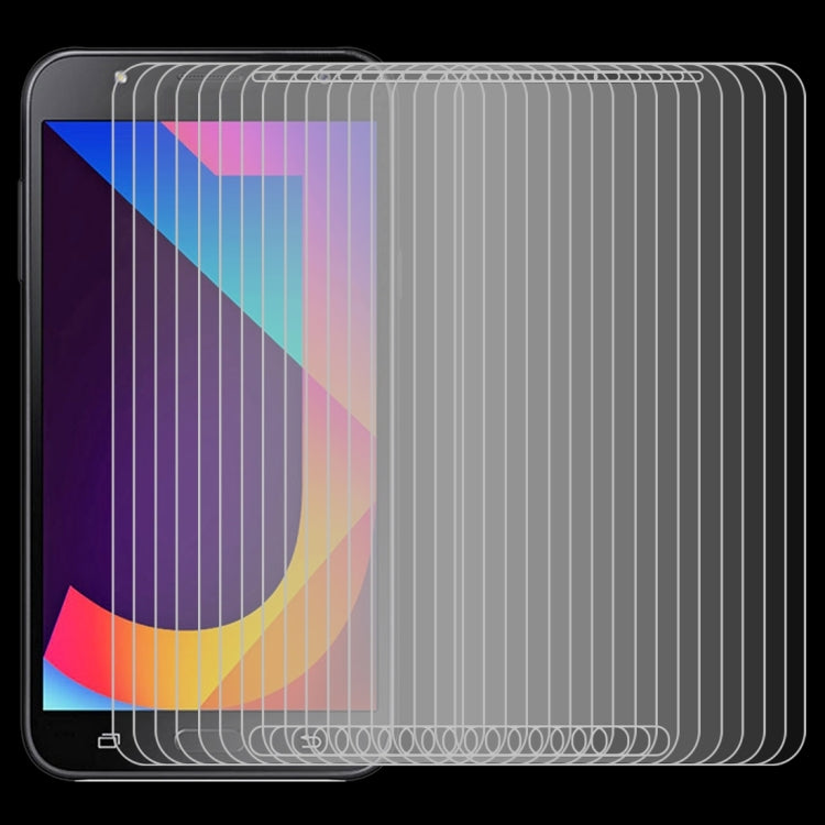 50 PCS 0.26mm 9H 2.5D Tempered Glass Film for Galaxy J7 Neo / J701, No Retail Package