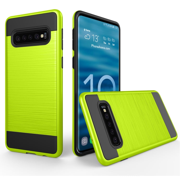 Brushed Texture PC + TPU Protective Case for Galaxy S10 5G