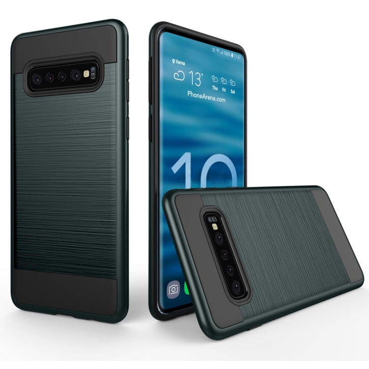 Brushed Texture PC + TPU Protective Case for Galaxy S10 5G
