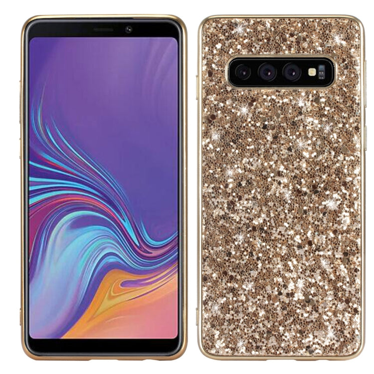 Glitter Powder Shockproof TPU Case for Galaxy S10 5G