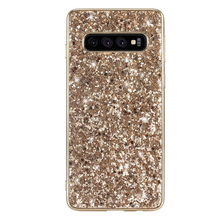 Glitter Powder Shockproof TPU Case for Galaxy S10 5G