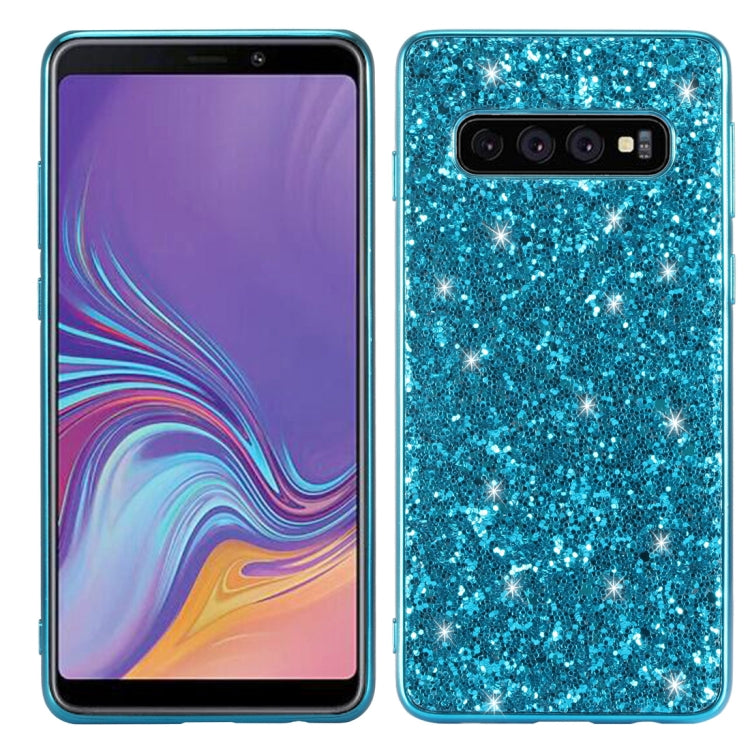 Glitter Powder Shockproof TPU Case for Galaxy S10 5G