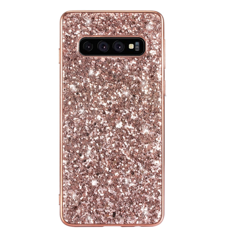 Glitter Powder Shockproof TPU Case for Galaxy S10 5G