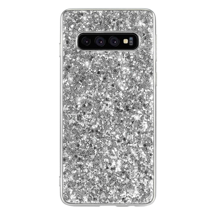 Glitter Powder Shockproof TPU Case for Galaxy S10 5G