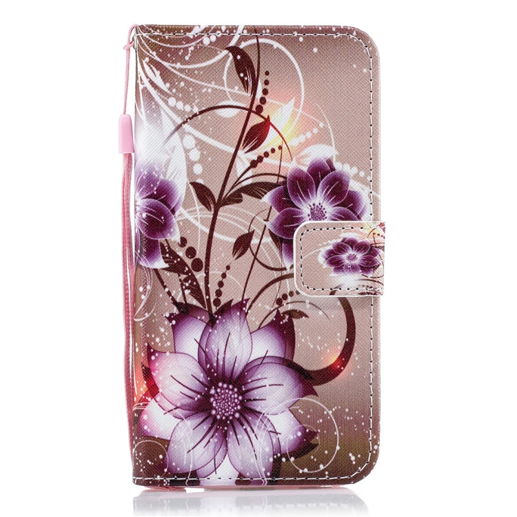 Lotus Pattern Horizontal Flip Leather Case for Galaxy S10 5G, with Holder & Card Slots & Wallet
