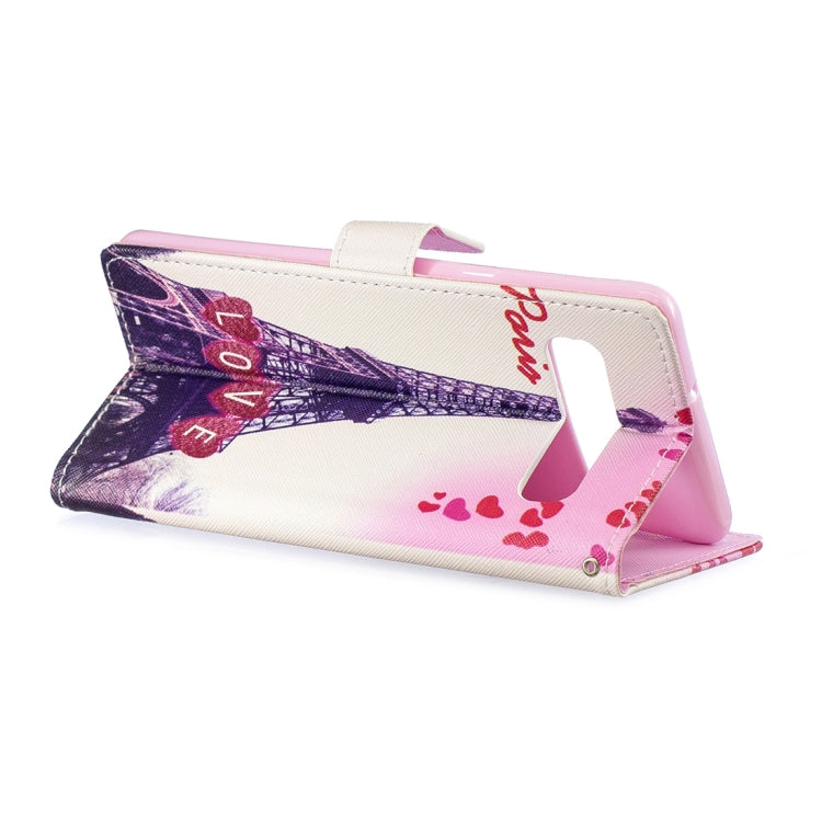 Love Tower Pattern Horizontal Flip Leather Case for Galaxy S10 5G, with Holder & Card Slots & Wallet