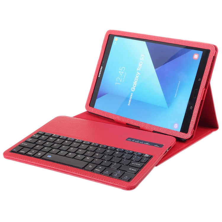 SA860 For Galaxy Tab S6 10.5 inch T860 / T865 Litchi Texture Detachable Bluetooth Keyboard Leather Tablet Case with Stand Function