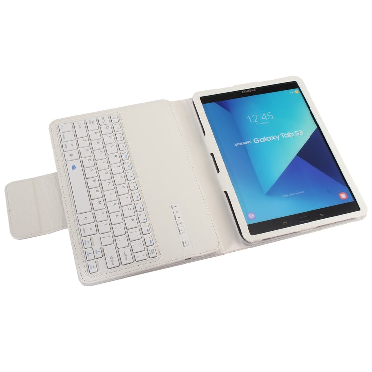 SA860 For Galaxy Tab S6 10.5 inch T860 / T865 Litchi Texture Detachable Bluetooth Keyboard Leather Tablet Case with Stand Function