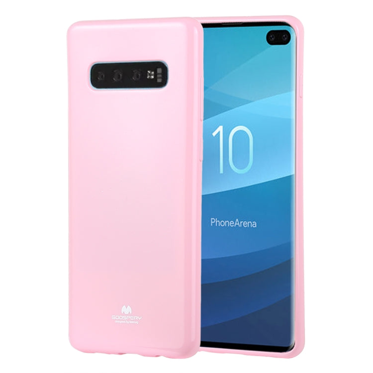 GOOSPERY PEARL JELLY TPU Anti-fall and Scratch Case for Galaxy S10+