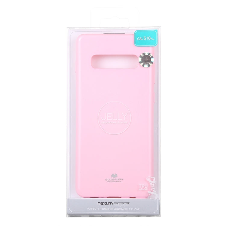 GOOSPERY PEARL JELLY TPU Anti-fall and Scratch Case for Galaxy S10+