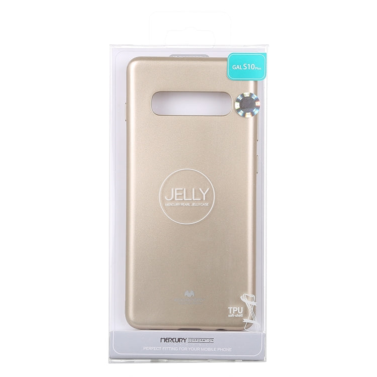 GOOSPERY PEARL JELLY TPU Anti-fall and Scratch Case for Galaxy S10+
