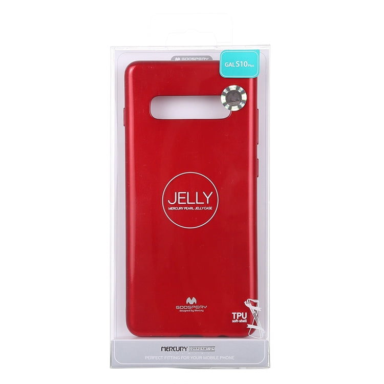 GOOSPERY PEARL JELLY TPU Anti-fall and Scratch Case for Galaxy S10+