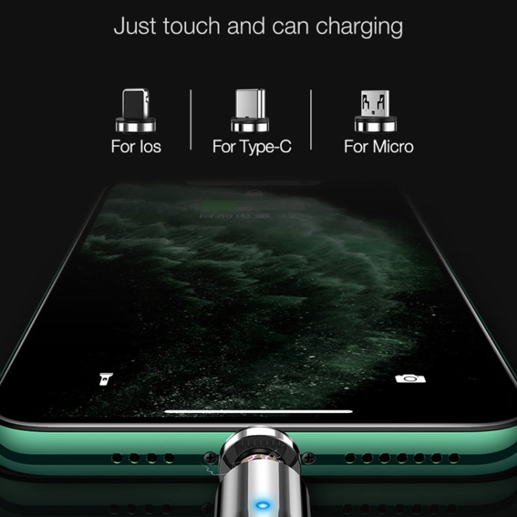 CAFELE Excellent Action Series USB to Micro USB Retractable Zinc Alloy Magnetic Adsorption Charging Data Cable, Length: 1m