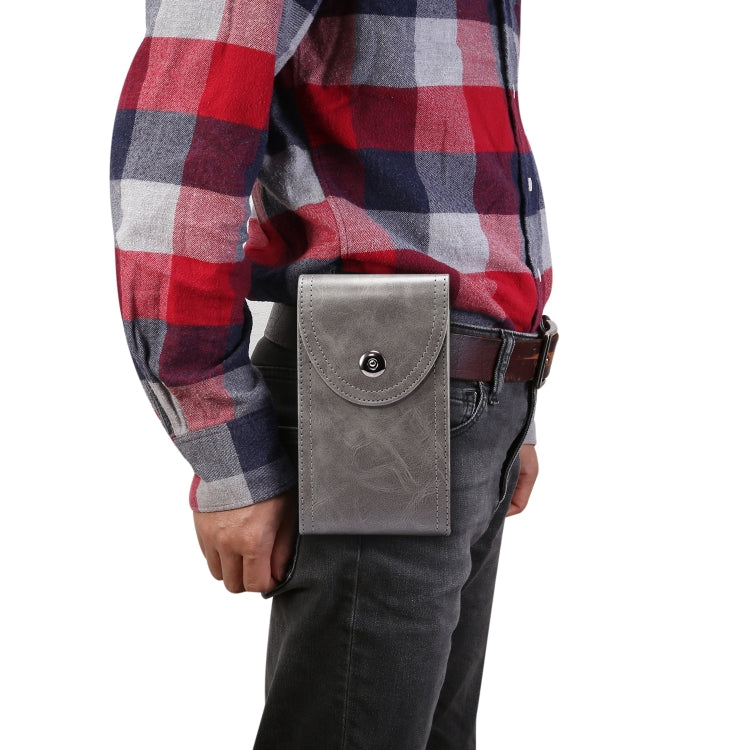 Single Case Multi-functional Universal Mobile Phone Waist Bag For 6.5 Inch or Below Smartphones (Dark Gray)