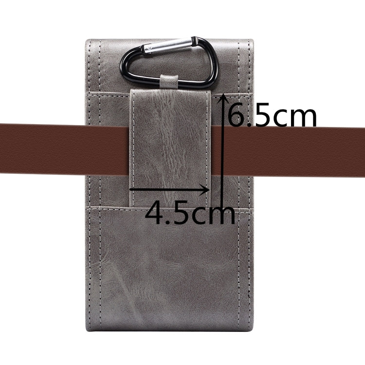 Single Case Multi-functional Universal Mobile Phone Waist Bag For 6.5 Inch or Below Smartphones (Dark Gray)