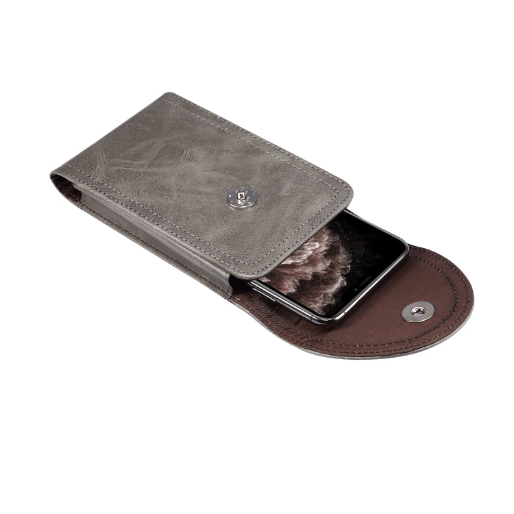 Single Case Multi-functional Universal Mobile Phone Waist Bag For 6.5 Inch or Below Smartphones (Dark Gray)