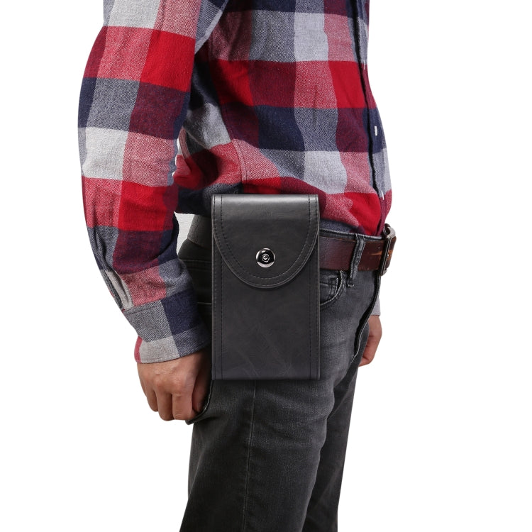 Double Case Multi-functional Universal Mobile Phone Waist Bag For 6.7 Inch or Below Smartphones