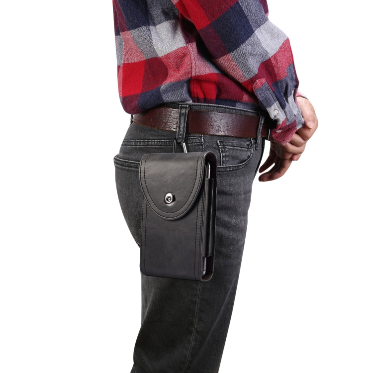 Double Case Multi-functional Universal Mobile Phone Waist Bag For 6.7 Inch or Below Smartphones