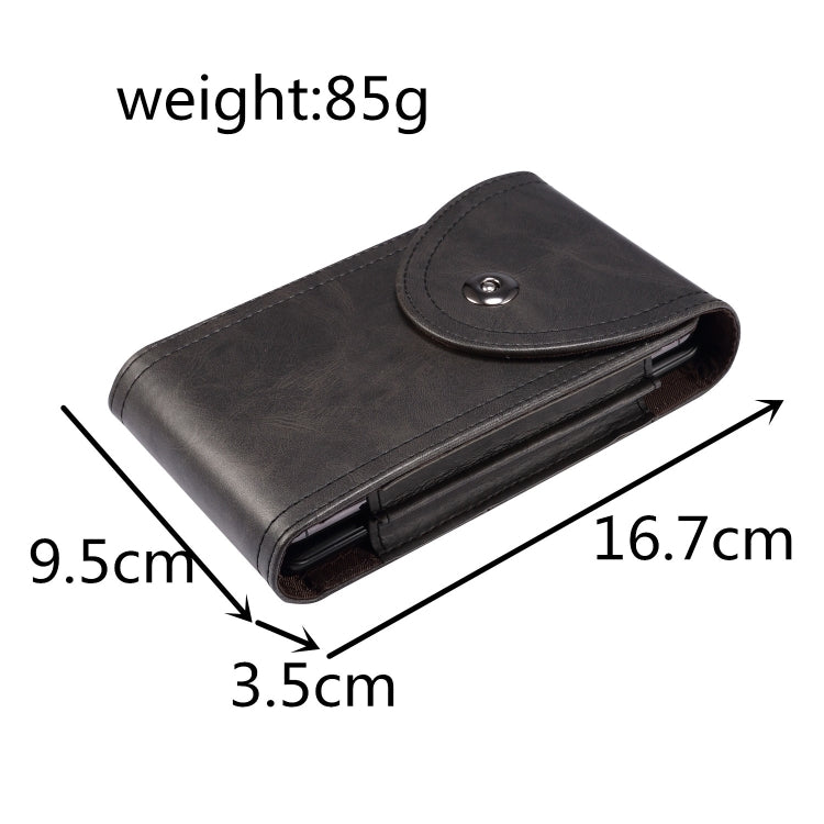 Double Case Multi-functional Universal Mobile Phone Waist Bag For 6.7 Inch or Below Smartphones