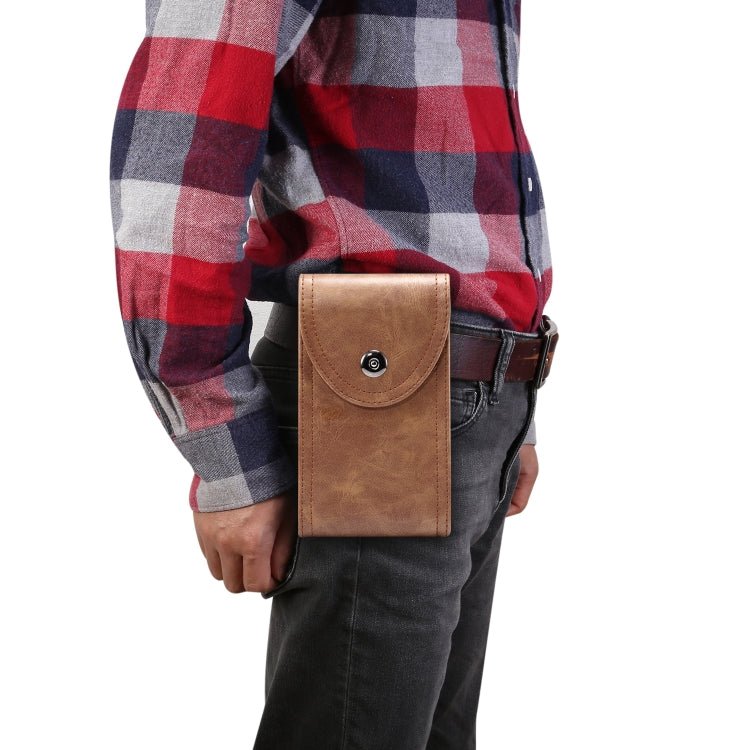 Double Case Multi-functional Universal Mobile Phone Waist Bag For 6.7 Inch or Below Smartphones