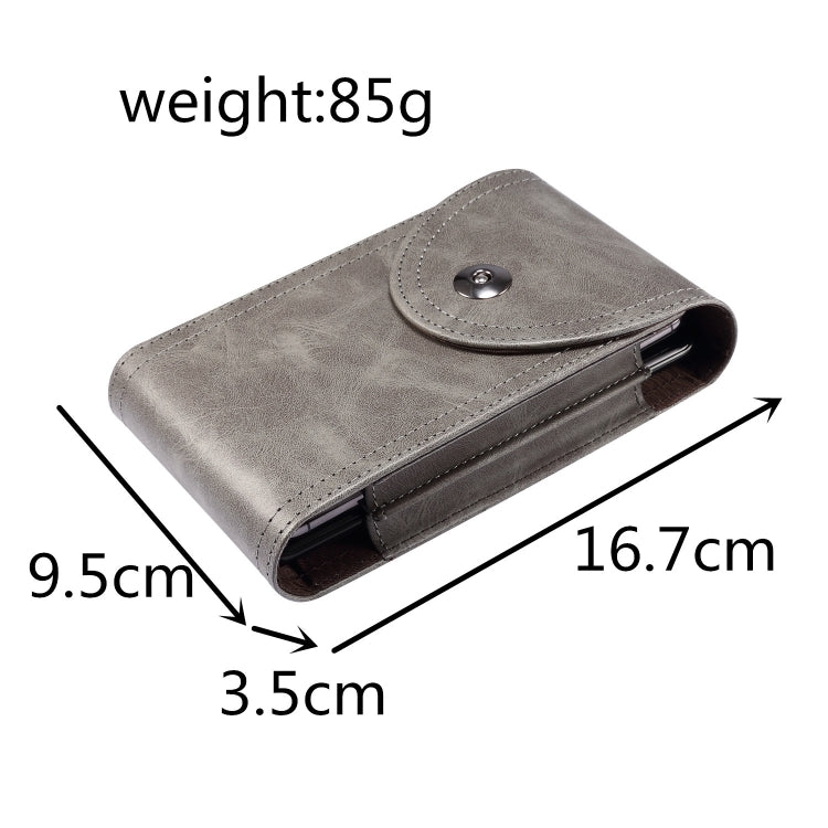 Double Case Multi-functional Universal Mobile Phone Waist Bag For 6.7 Inch or Below Smartphones