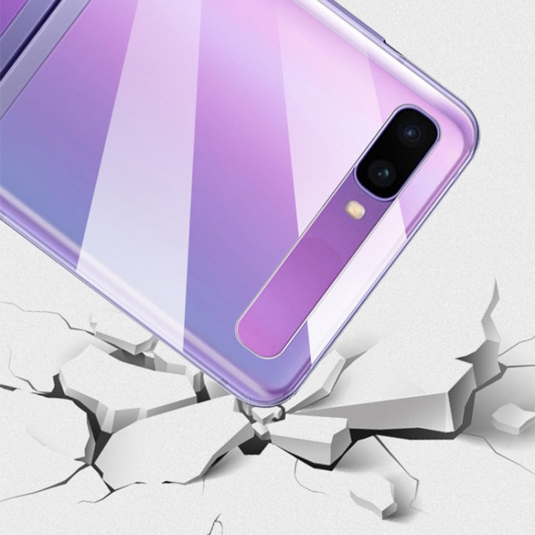 10 PCS for Galaxy Z Flip Shockproof Full Coverage PC Transparent Case (Transparent)