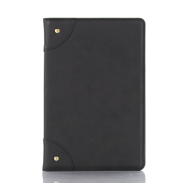 For Galaxy Tab S6 T860 / T865 Retro Book Style Horizontal Flip Leather Case with Holder & Card Slots & Wallet