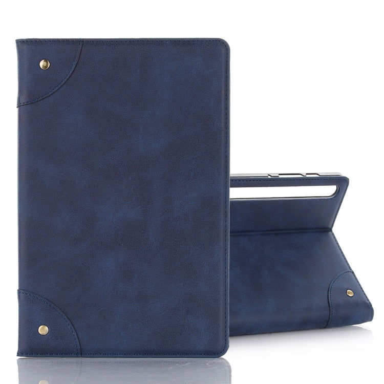 For Galaxy Tab S6 T860 / T865 Retro Book Style Horizontal Flip Leather Case with Holder & Card Slots & Wallet