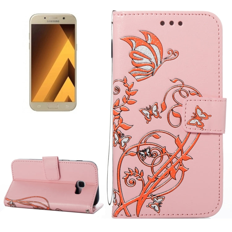 For Galaxy A3 (2017) Voltage Crazy Horse Texture Horizontal Flip Leather Case with Holder & Card Slots & Wallet & Lanyard