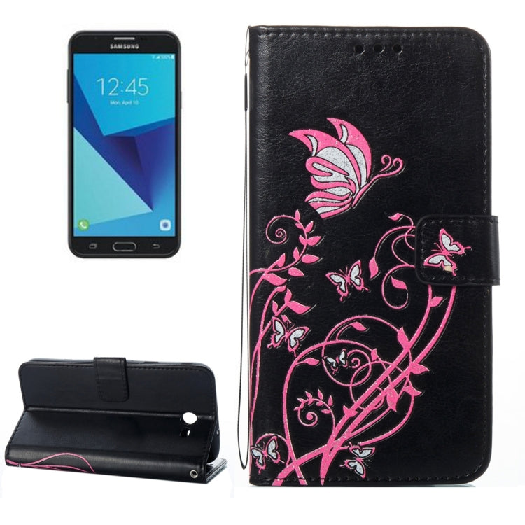 For Galaxy J7 (2017) (US Version) Voltage Crazy Horse Texture Horizontal Flip Leather Case with Holder & Card Slots & Wallet & Lanyard