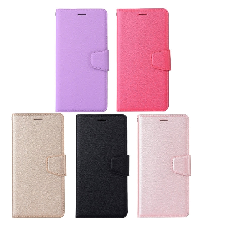 For Galaxy S8 Silk Texture Horizontal Flip Leather Case with Wallet & Holder & Card Slot & Photo Frame