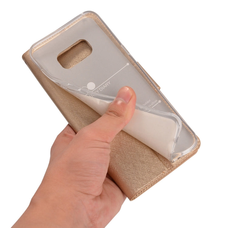 For Galaxy S8 + / G9550 Silk Texture Horizontal Flip Leather Case with Wallet & Holder & Card Slot & Photo Frame