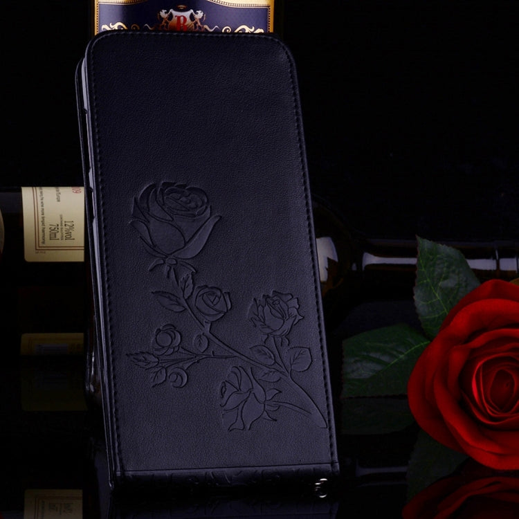For Galaxy S8 + / G9550 Roses Pressed Flowers Pattern Vertical Flip Leather Case with Card Slot & Lanyard