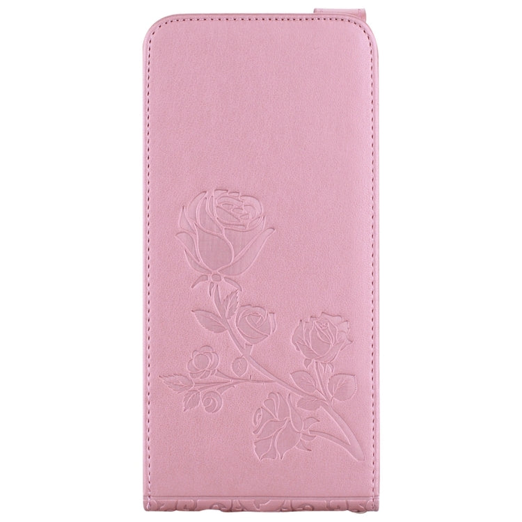 For Galaxy S8 + / G9550 Roses Pressed Flowers Pattern Vertical Flip Leather Case with Card Slot & Lanyard