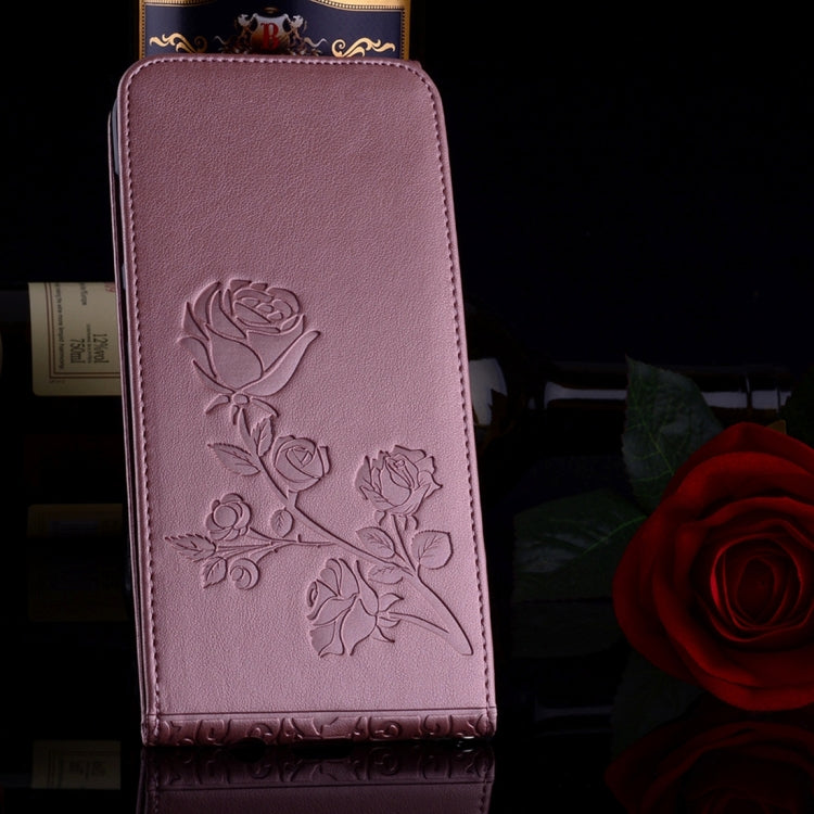 For Galaxy S8 + / G9550 Roses Pressed Flowers Pattern Vertical Flip Leather Case with Card Slot & Lanyard