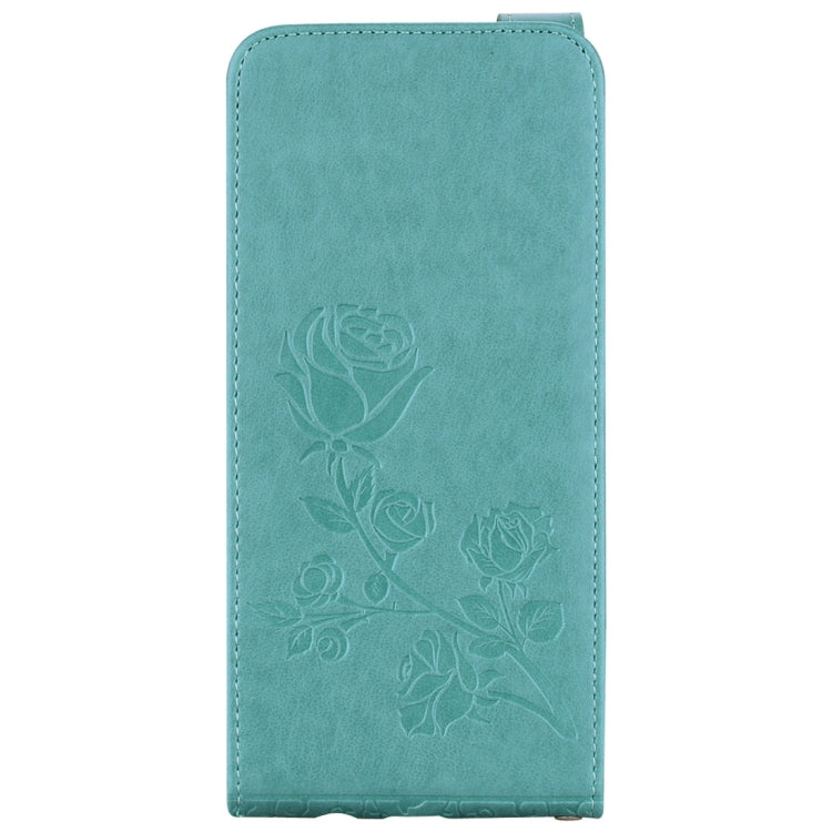 For Galaxy S8 + / G9550 Roses Pressed Flowers Pattern Vertical Flip Leather Case with Card Slot & Lanyard