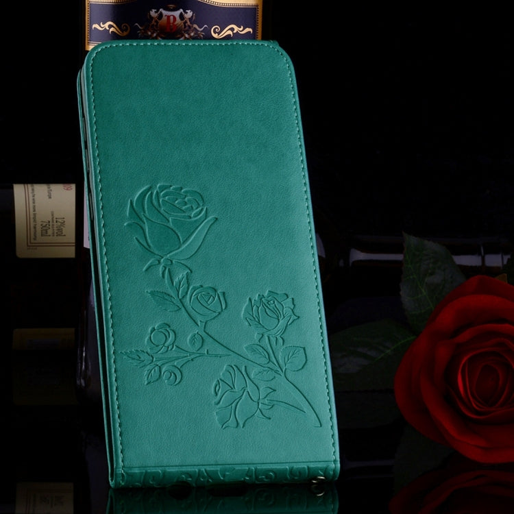 For Galaxy S8 + / G9550 Roses Pressed Flowers Pattern Vertical Flip Leather Case with Card Slot & Lanyard