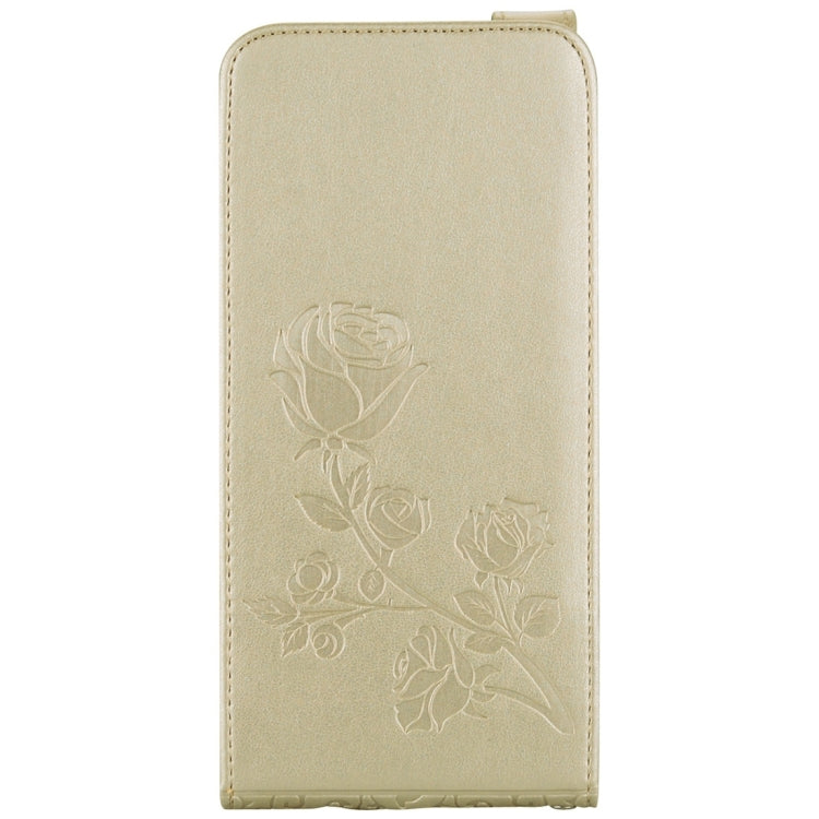 For Galaxy S8 + / G9550 Roses Pressed Flowers Pattern Vertical Flip Leather Case with Card Slot & Lanyard
