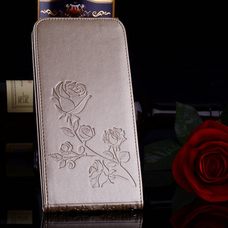 For Galaxy S8 + / G9550 Roses Pressed Flowers Pattern Vertical Flip Leather Case with Card Slot & Lanyard