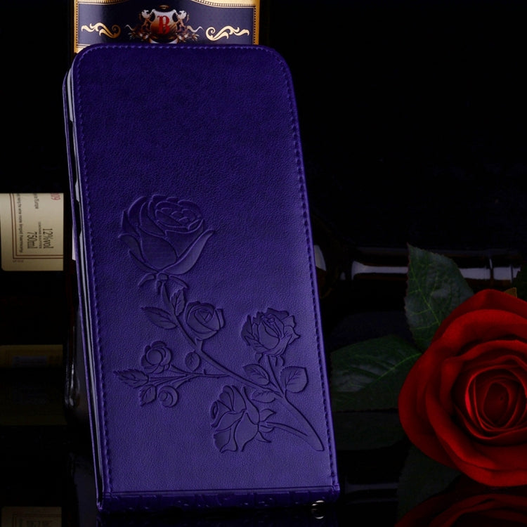 For Galaxy S8 + / G9550 Roses Pressed Flowers Pattern Vertical Flip Leather Case with Card Slot & Lanyard