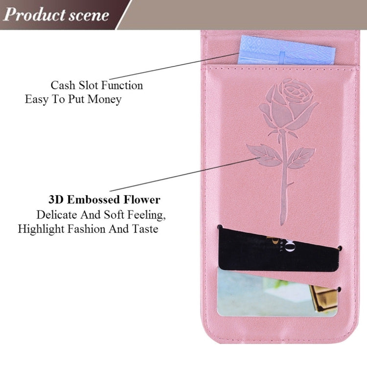 For Galaxy S8 + / G9550 Roses Pressed Flowers Pattern Vertical Flip Leather Case with Card Slot & Lanyard