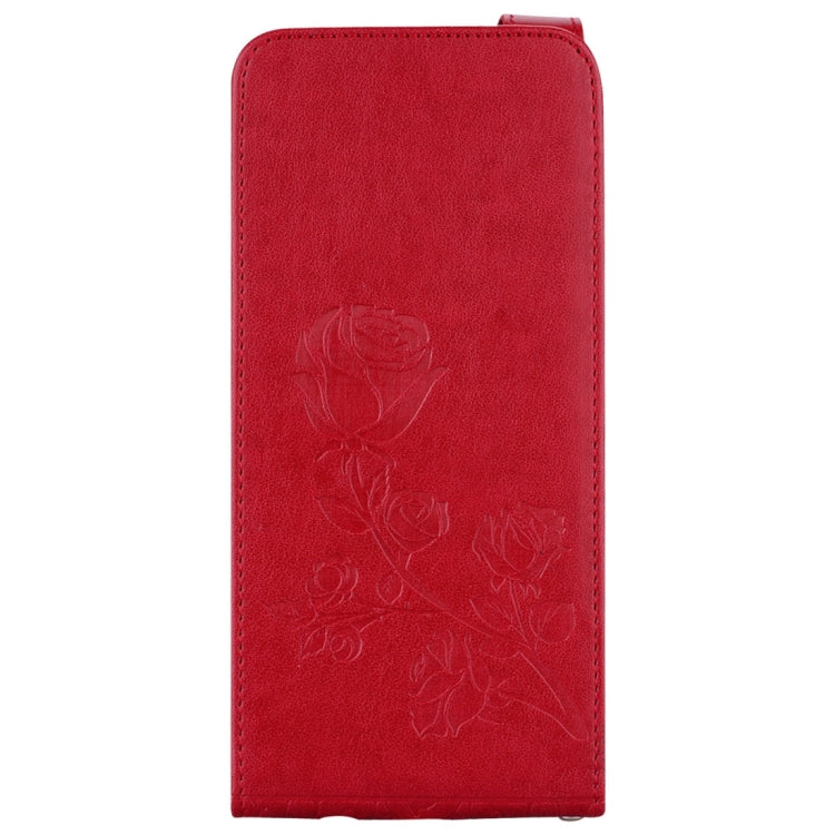 For Galaxy S8 + / G9550 Roses Pressed Flowers Pattern Vertical Flip Leather Case with Card Slot & Lanyard