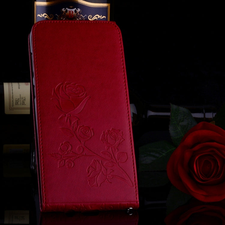 For Galaxy S8 + / G9550 Roses Pressed Flowers Pattern Vertical Flip Leather Case with Card Slot & Lanyard