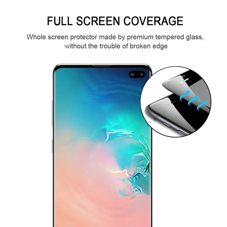 9H 2.5D Premium Curved Screen Crystal Tempered Glass Film for Galaxy S10 Plus, Lessen Version