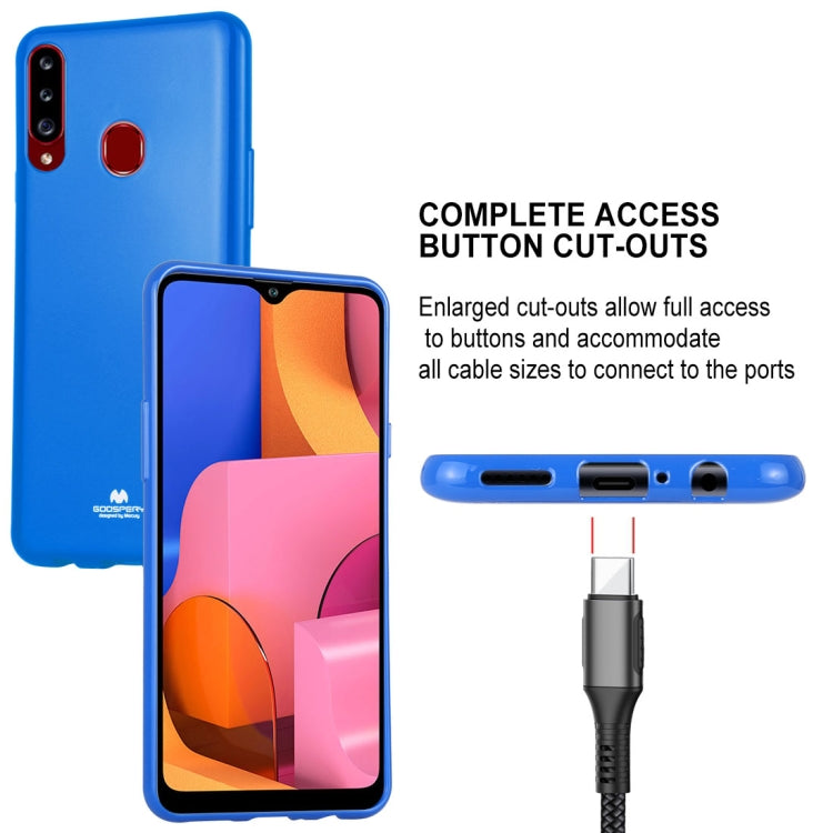 GOOSPERY JELLY Full Coverage Soft Case For Galaxy A20s