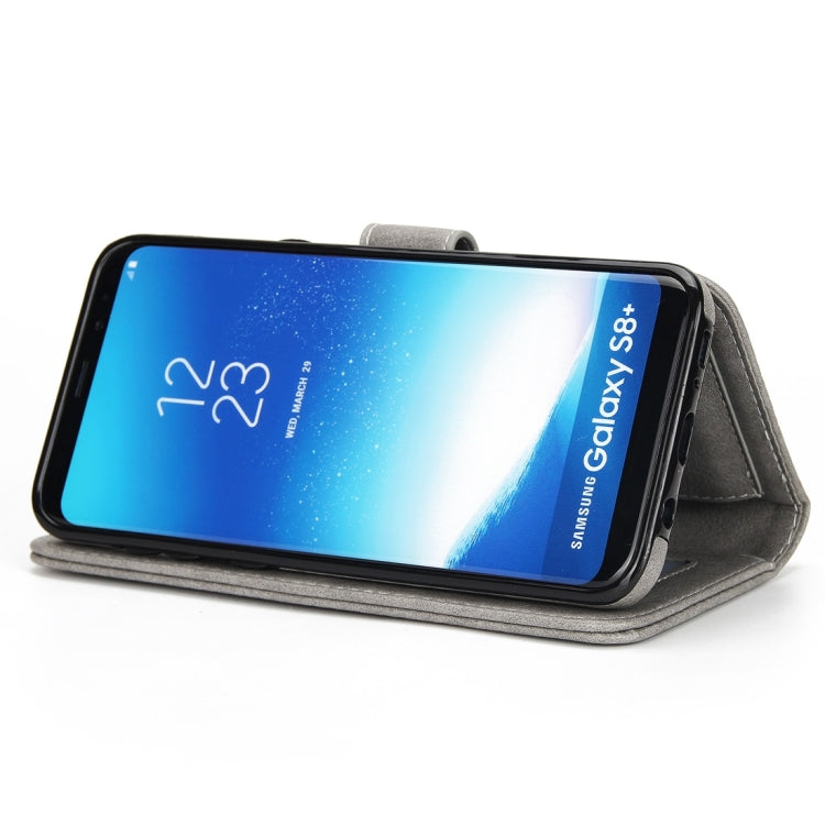 For Galaxy S8 Litchi Texture Detachable Rivet buckle Horizontal Flip Leather Case with Holder & Card Slots & Wallet & Photo Frame & Lanyard