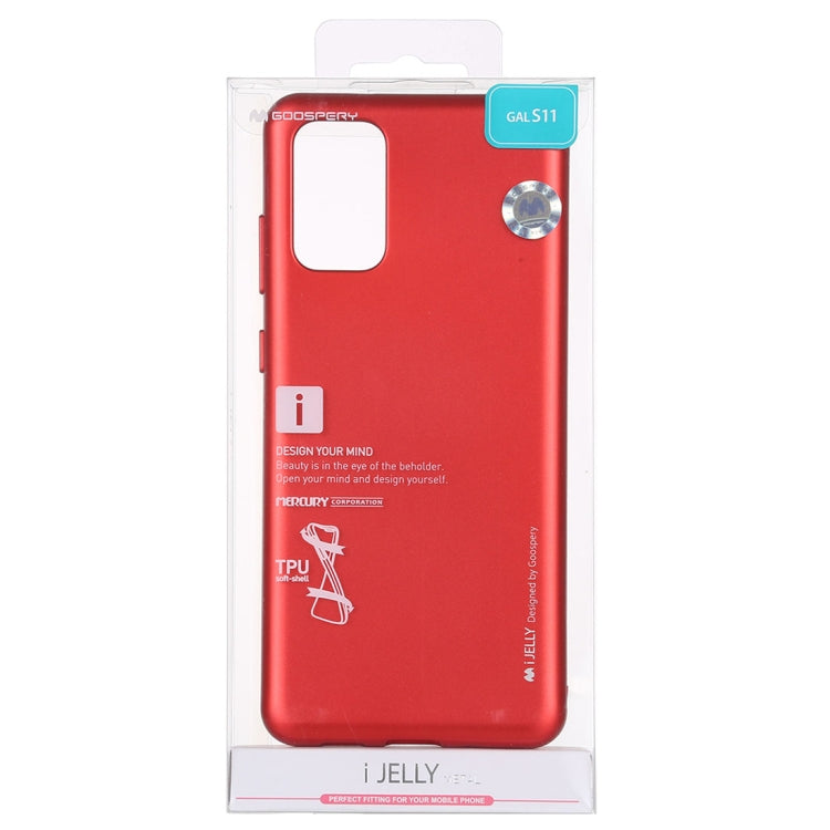GOOSPERY i-JELLY TPU Shockproof and Scratch Case for Galaxy S20+