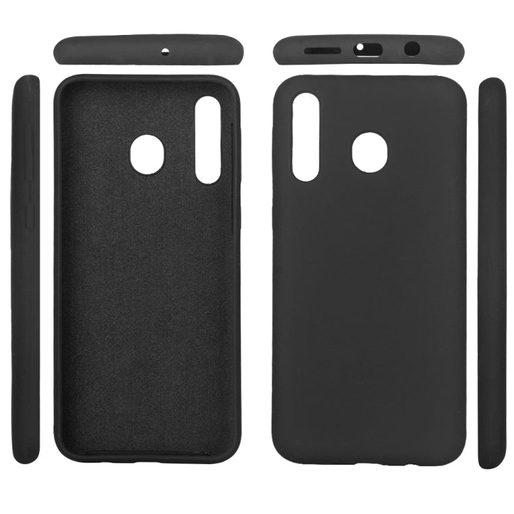 Solid Color Liquid Silicone Shockproof Full Coverage Case for Galaxy M30